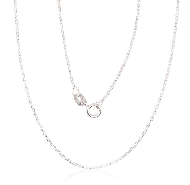 Sudraba ķēdīte Enkurs 1 mm, 50 cm – 925° sudrabs, dimanta apstrāde