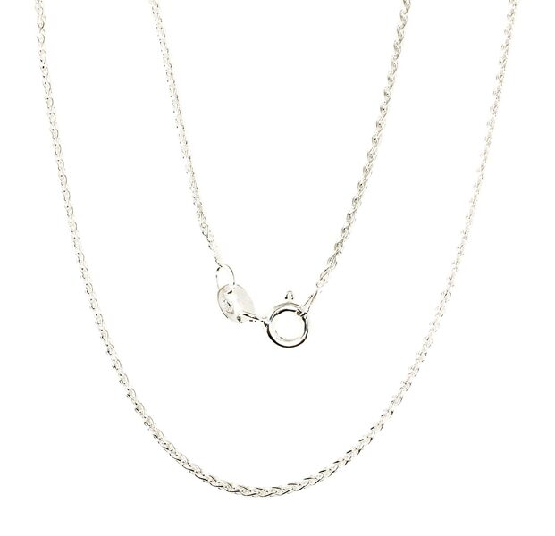 Sidabrinė grandinėlė „Spiga“ 1,1 mm, 925 sidabras, 42 cm