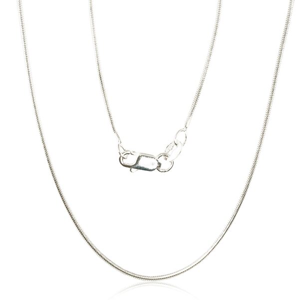 Kids' Silver Snake Chain 1 mm, Sterling Silver 925°, 40 cm