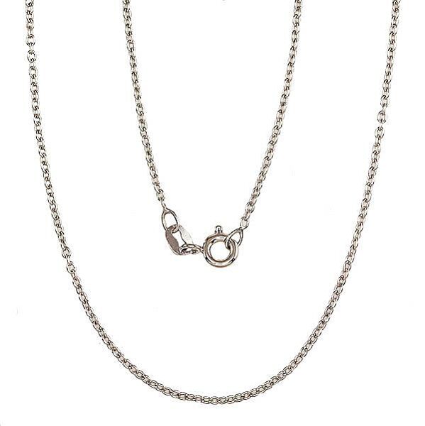 Bērnu sudraba ķēdīte “Enkurs” apaļš 1.1 mm, 925° sudrabs, rodijs, 40 cm