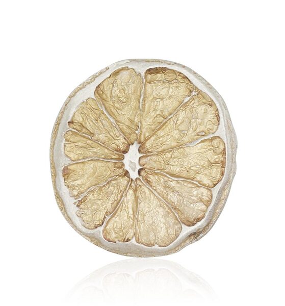 Moteriška sidabrinė segė „Citrinėlė“