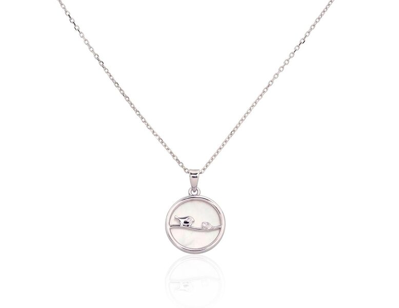 Silver Necklace "Little Bird" 2500134