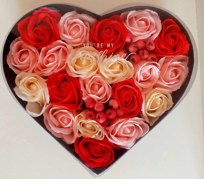 Ziepju ziedu dekors Sanshine2 Biskvīts