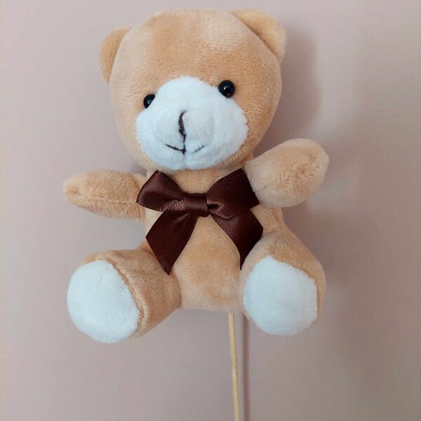 Flower decor Bear 14 cm