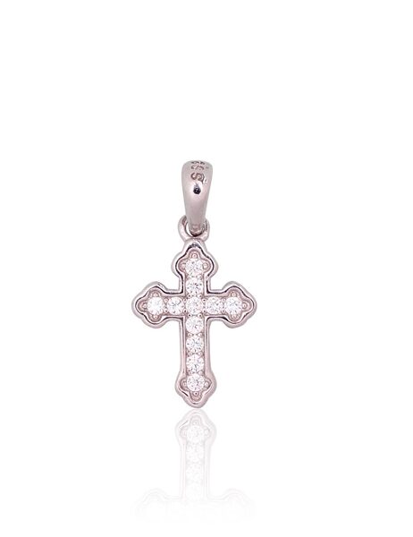 Silver Cross with Zirconia 22 mm 2301940