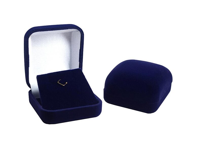 Классическая подарочная коробочка – тёмно-синяя