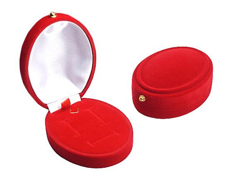 Klasikinė papuošalų dėžutė komplektui – raudona