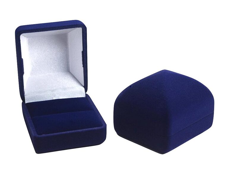 Классическая подарочная коробочка – тёмно-синяя