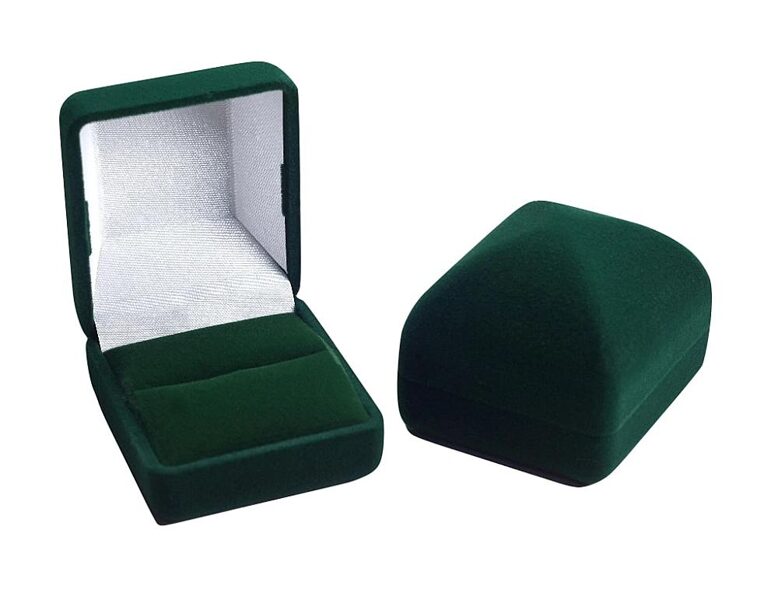 Классическая подарочная коробочка – зелёная