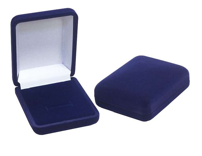 Классическая подарочная коробочка – тёмно-синяя
