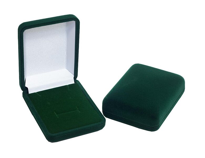 Классическая подарочная коробочка – зелёная