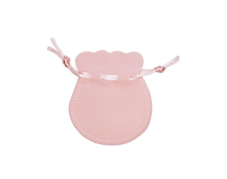 Samta dāvanu maisiņš, rozā, 7 x 8 cm