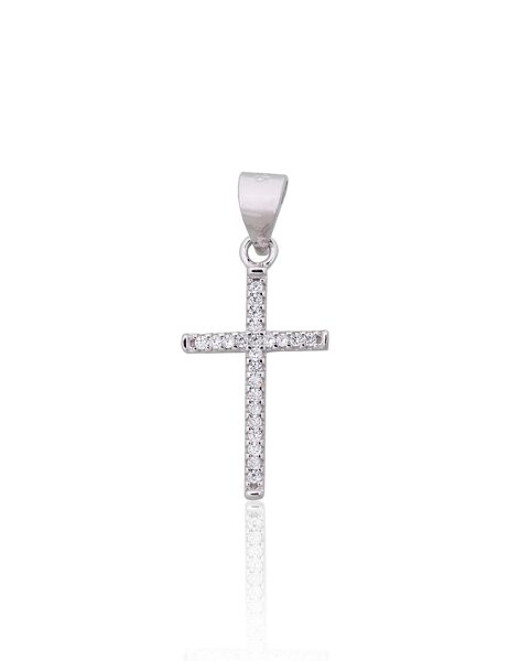 Silver Cross with Zirconia 2301953