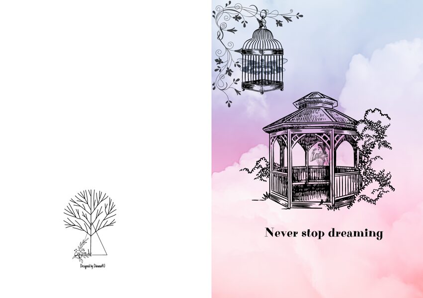 Greeting Card - Never Stop