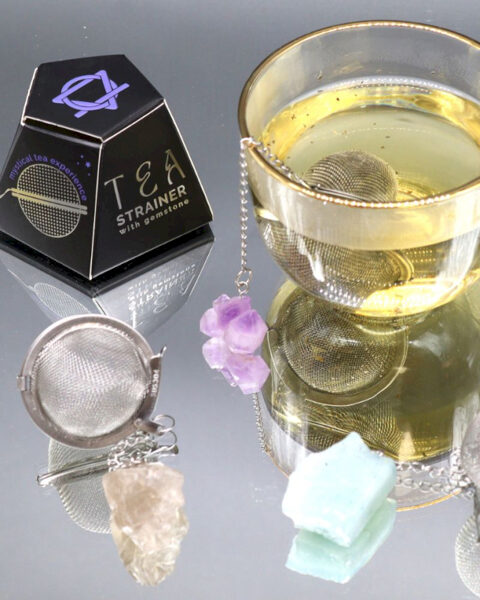 Tea Infuser with Amethyst 